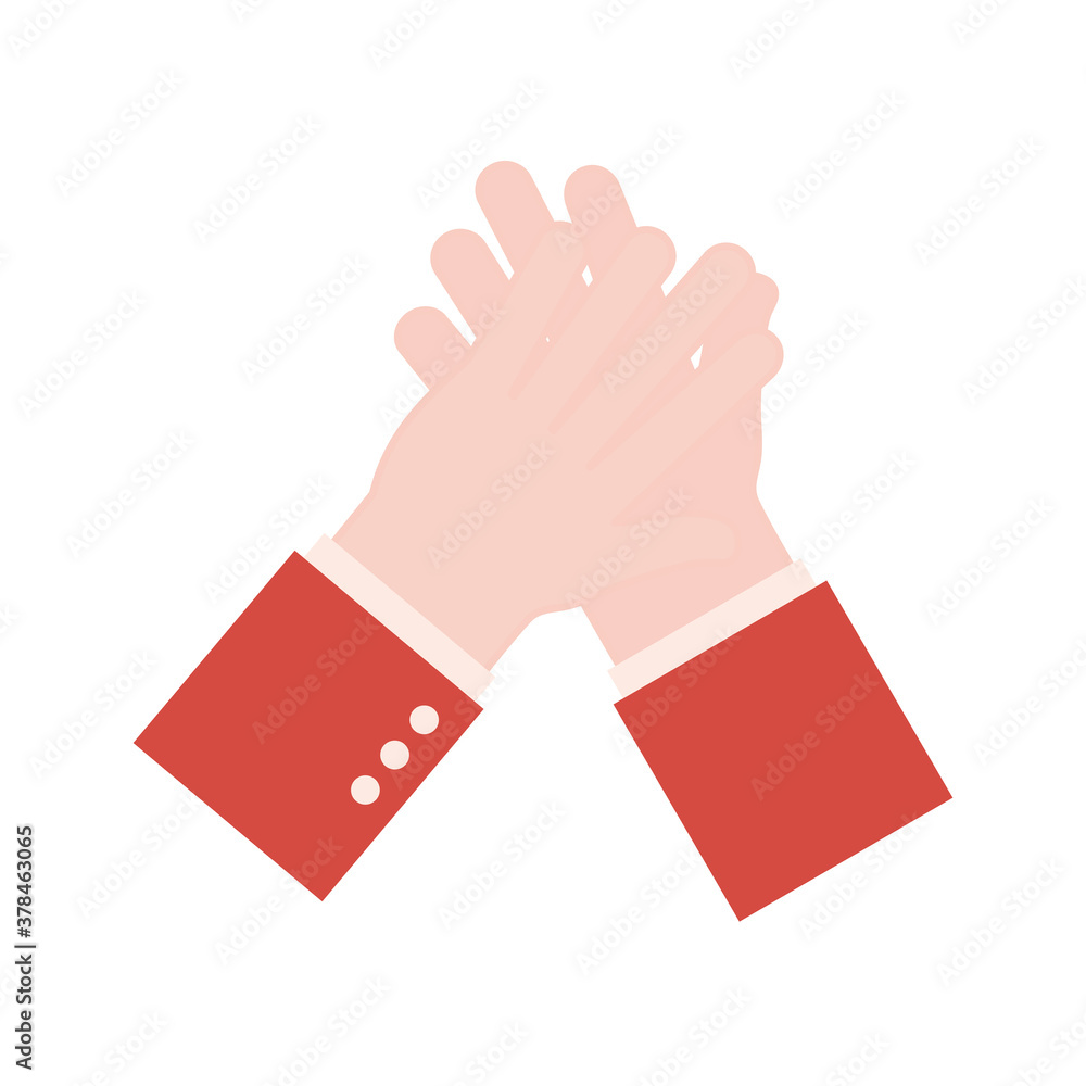 applause hand sign language flat style icon vector design applause hand sign language flat style icon vector design