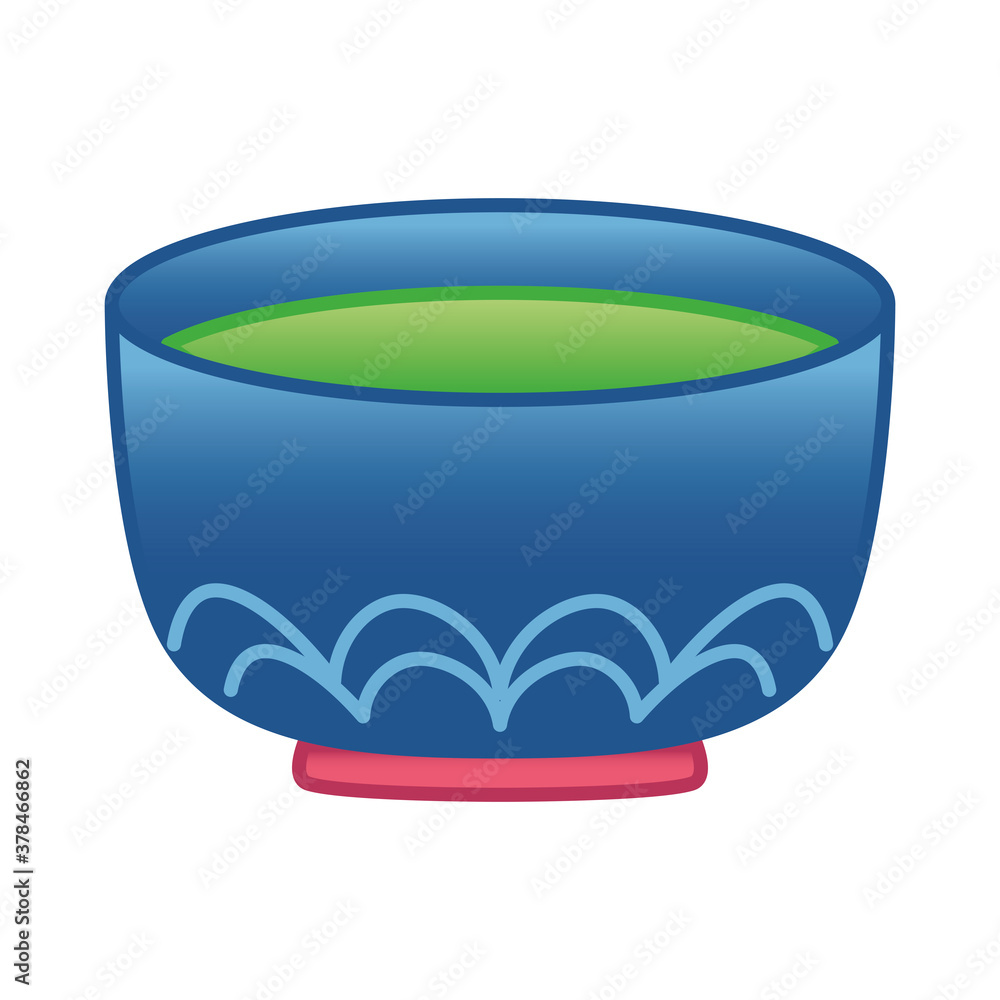 Isolated food japanese asian culture icon- Vector