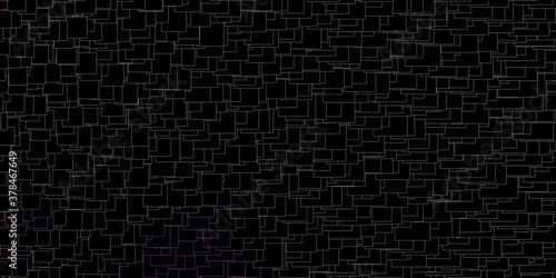Dark Purple vector backdrop with rectangles. Abstract gradient illustration with rectangles. Pattern for websites, landing pages.