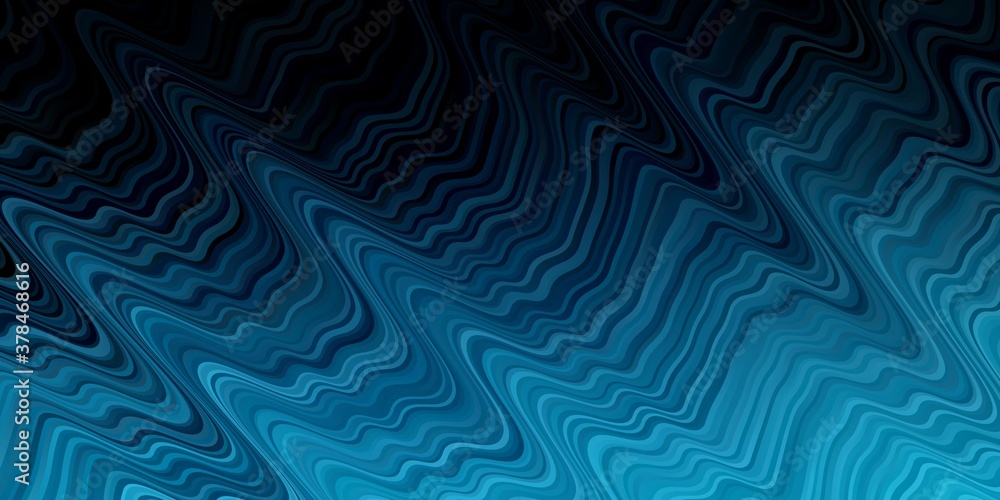 Dark BLUE vector texture with curves. Gradient illustration in simple style with bows. Template for cellphones. Dark BLUE vector texture with curves. Gradient illustration in simple style with bows. Template for cellphones.