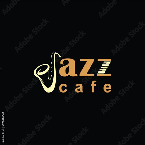 International jazz day vector illustration with saxophone