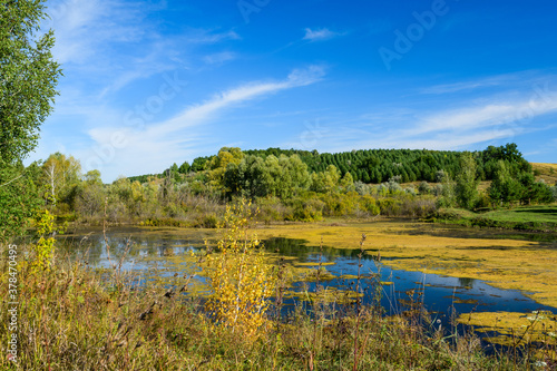Landscape photos taken in the village of troitske