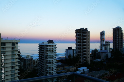 Sunset on the Gold Coast of Australia