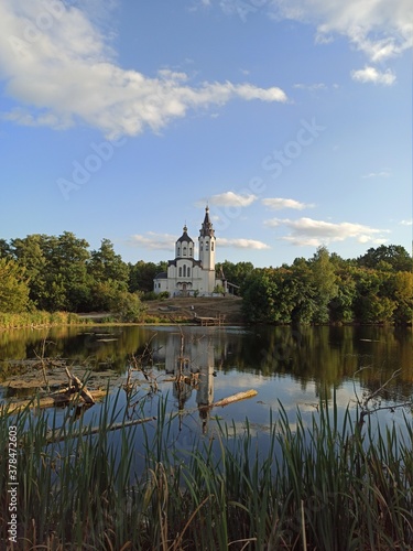 castle on the shore of lake © Kolya