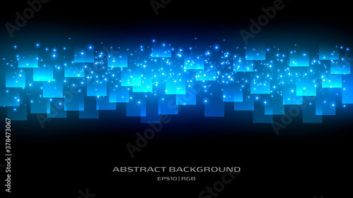 青い光の抽象背景