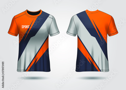 T-shirt Sport Jersey Template Design Vector