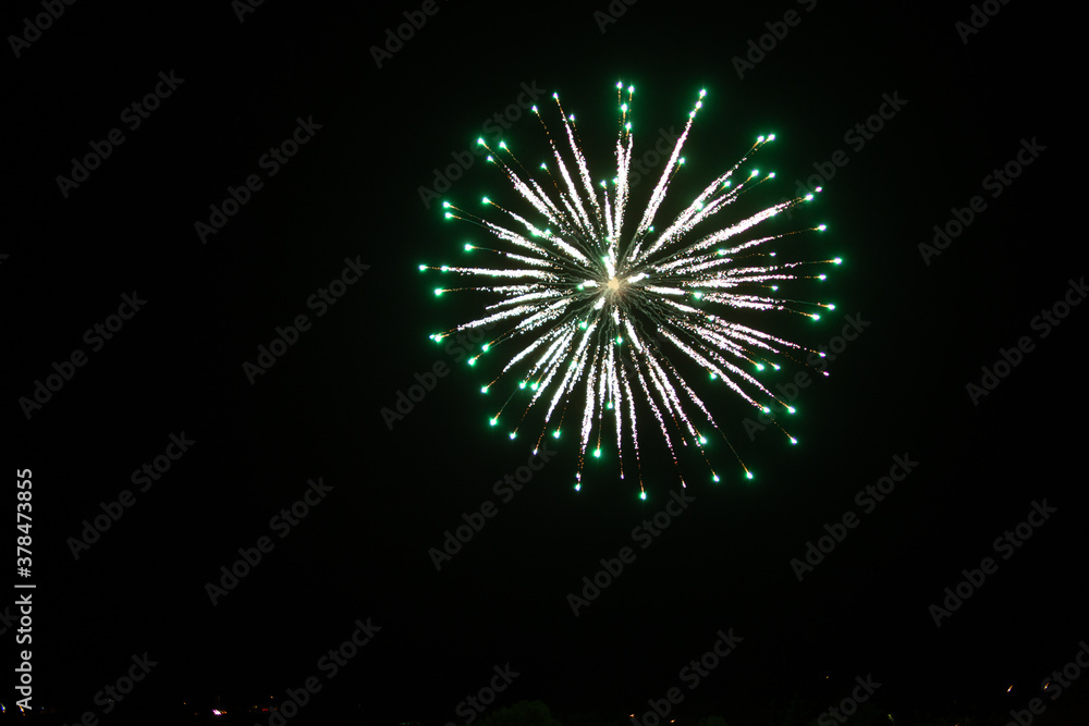 Fire Works in the night sky Fire Works in the night sky