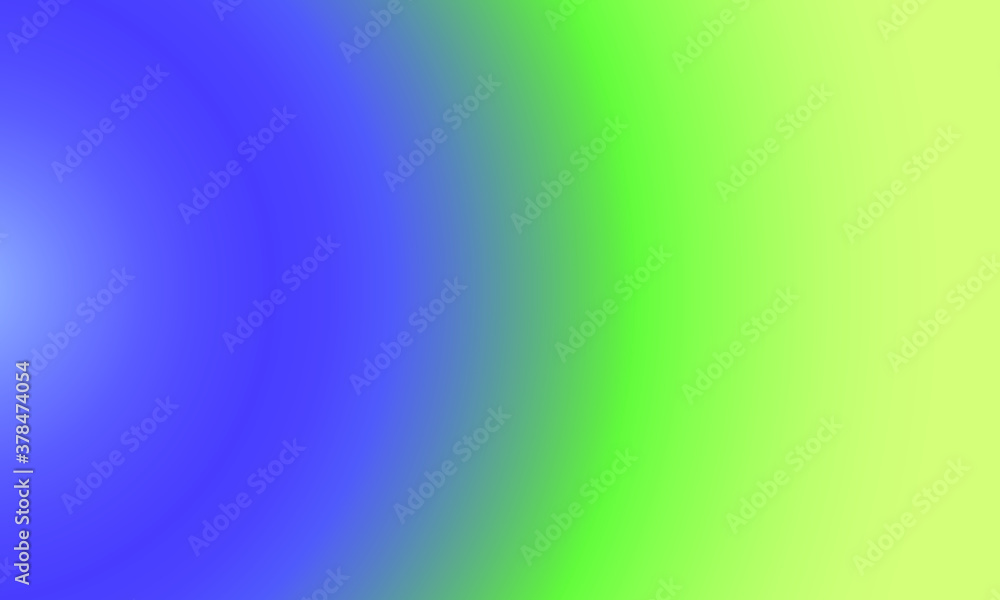 Beautiful gradient backgrounds, blue and green colors, semicircular ...