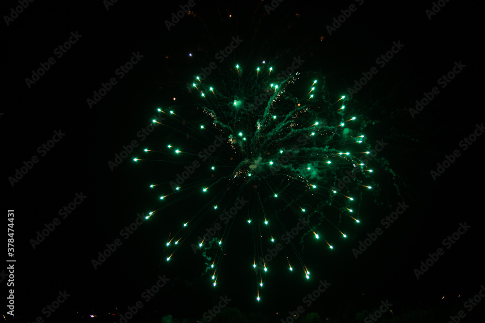Fire Works in the night sky Fire Works in the night sky