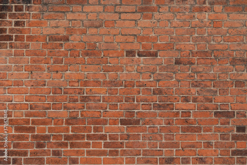 Old Red Brick Wall Texture