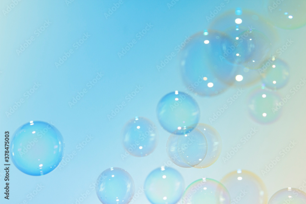 Colorfull soap bubbles float background. Colorfull soap bubbles float background.