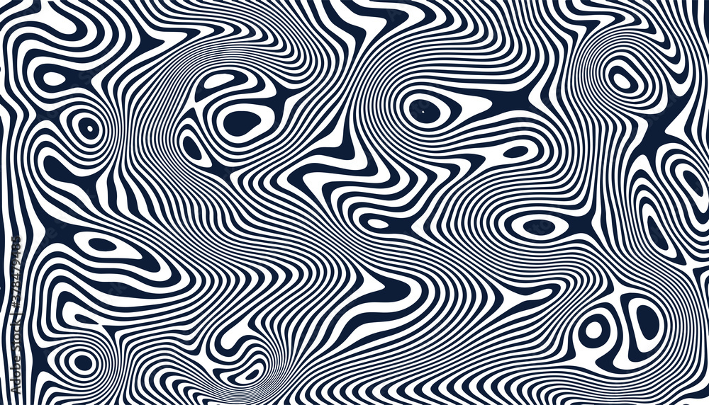 Abstract zigzag lines wave background vector