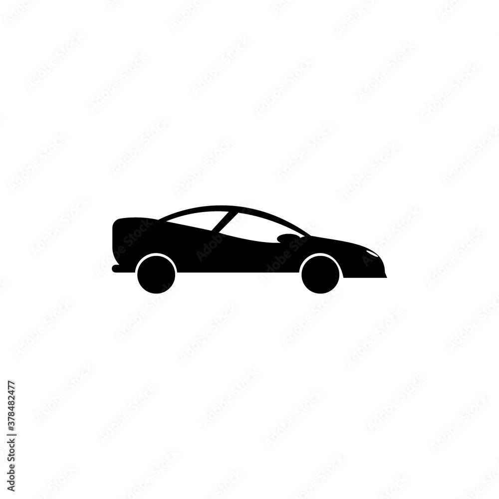 Car icon logo, vector design