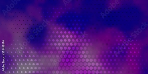 Light Pink, Blue vector background with spots. Modern abstract illustration with colorful circle shapes. Pattern for business ads.