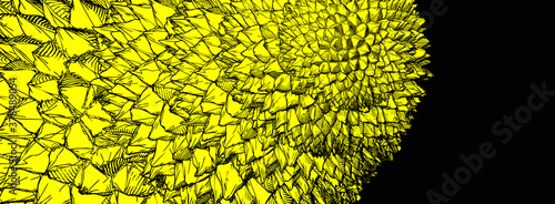 Abstract spiky drawing pattern background