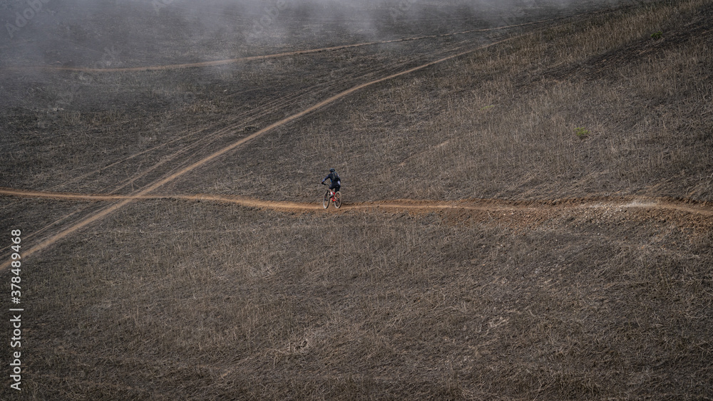 Obraz premium Ciclismo de Montaña