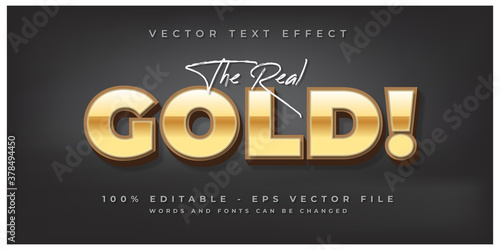 The Real Gold Text Effect
