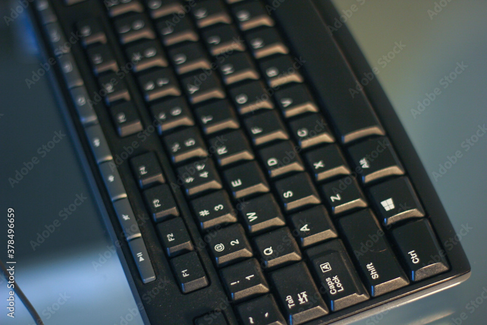 Computer / laptop keyboard close up