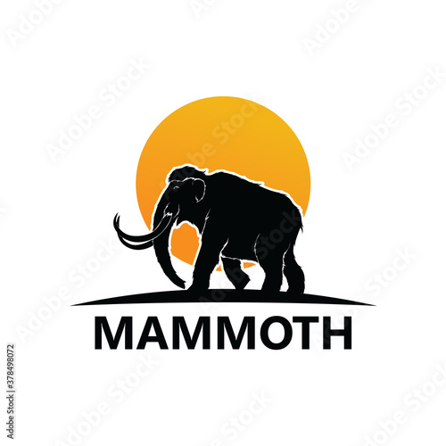 Mammoth Logo Template Design Vector