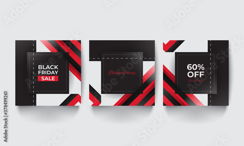 Black Friday sale banner design template, Black Friday offer design