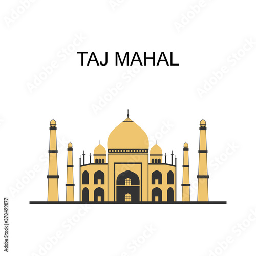 The Taj Mahal is an ivory-w...