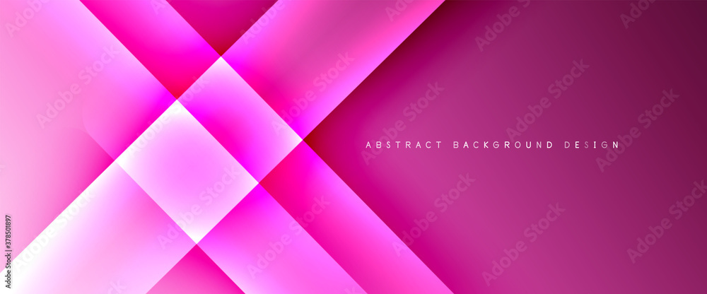 Fototapeta premium Fluid gradients with dynamic diagonal lines abstract background. Bright colors with dynamic light and shadow effects. Vector wallpaper or poster