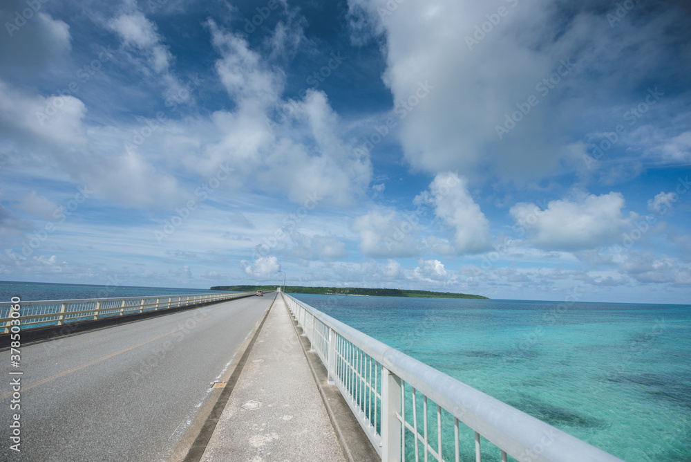 ビーチ, 来間大橋, 来間島, 宮古島, 沖縄, 日本