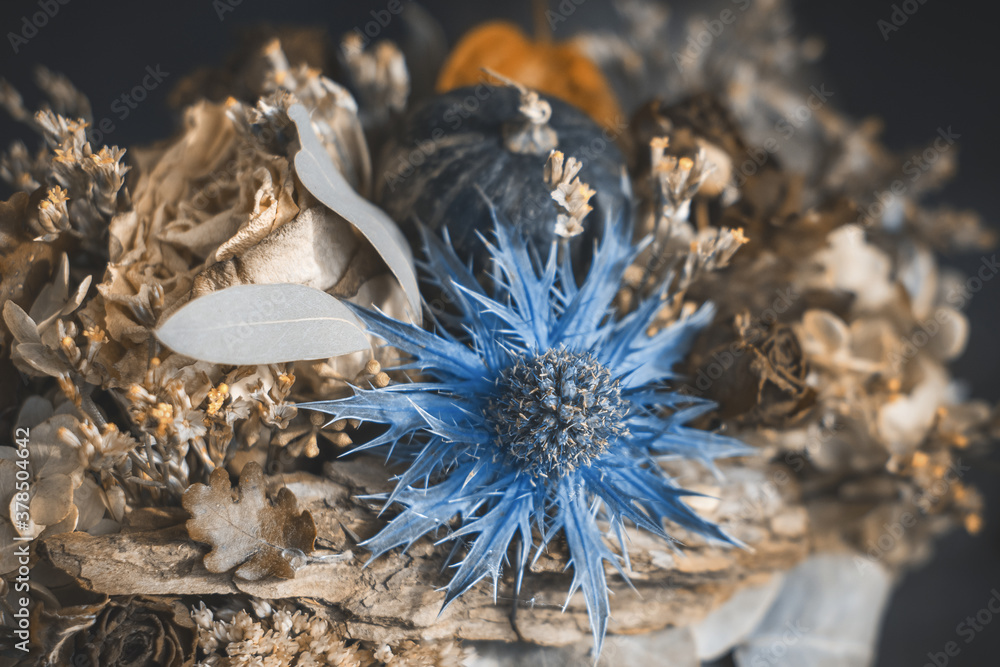 Dekoration für Herbst und Halloween, Kartenmotiv