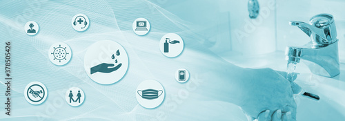 Concept of preventive measures against the risk of virus infection