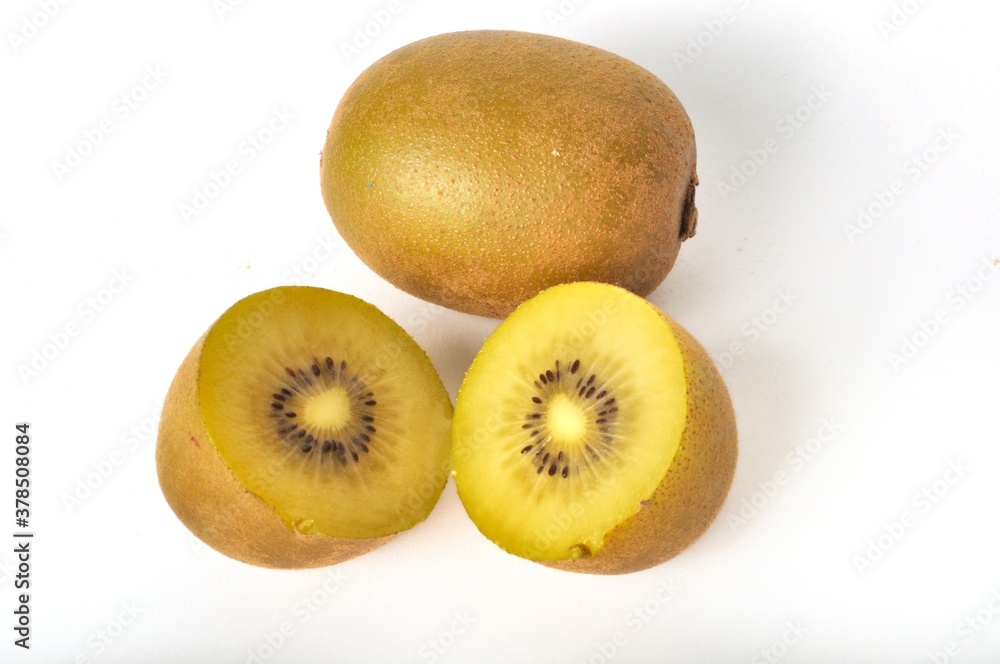 Kiwi gold on a white background Kiwi gold on a white background