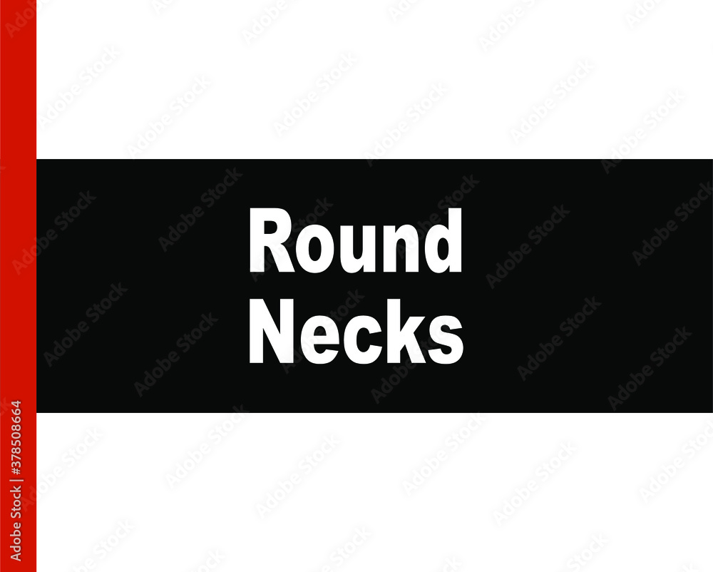 Fototapeta premium BLACK BACTOR BANNER ROUND NECKS