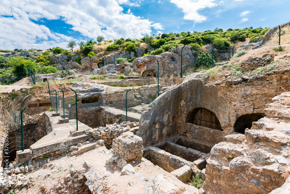 Seven Sleepers of Ephesus in Turkey. Legend is seven Christian lads are said to have escaped the onslaught by ducking into a mountain cave, where they fell asleep for a long, long time.