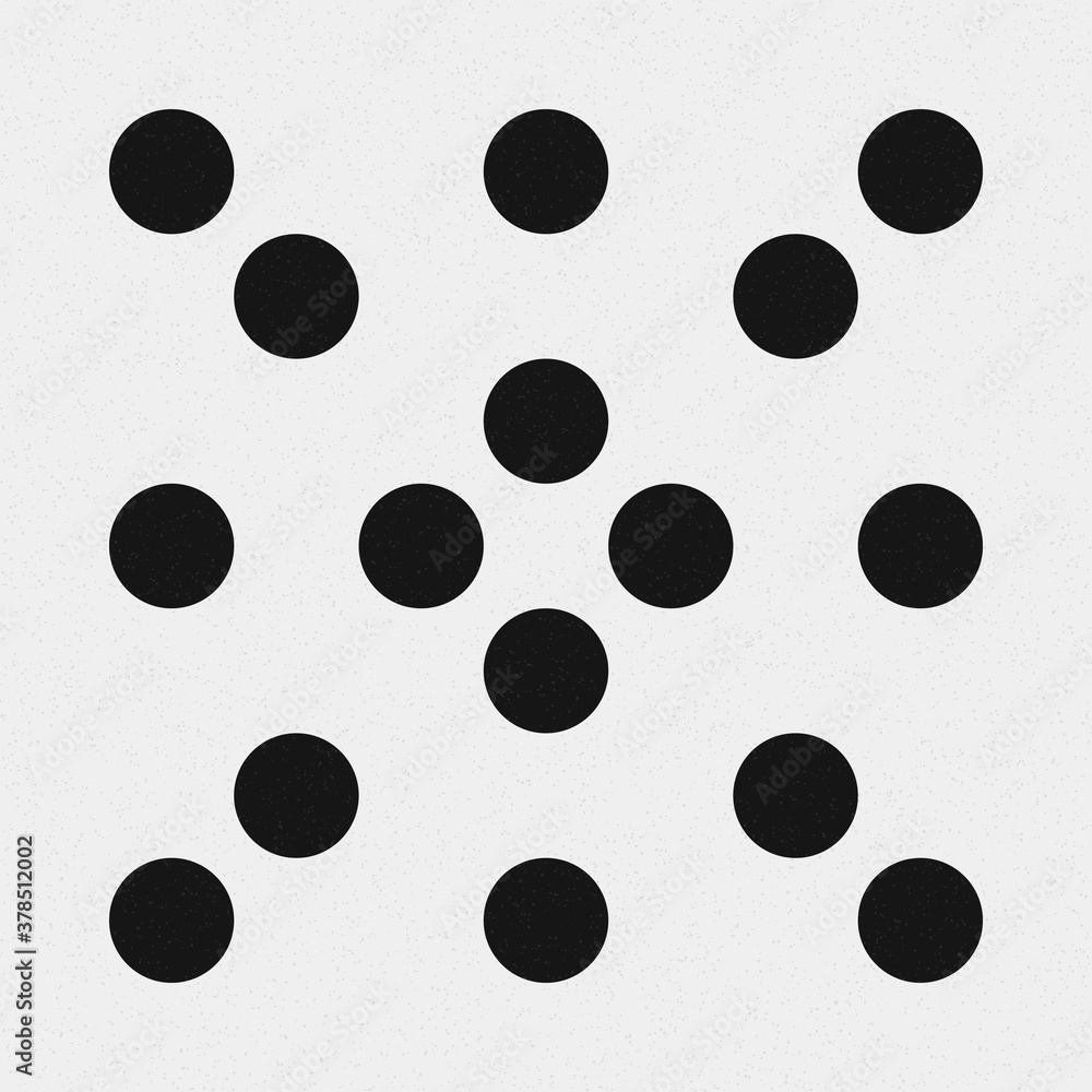 Abstract Cross Pattern Dots Logo generative computational art illustration