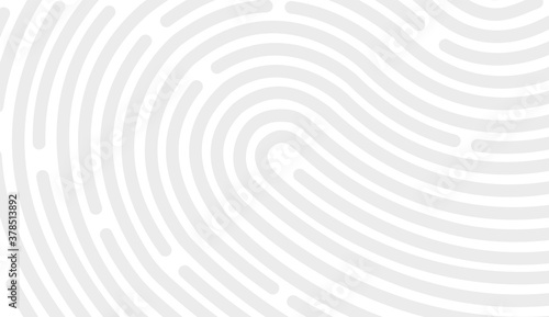 Fingerprint icon design for app and finger print flat scan. Vector design on white background.