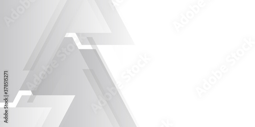 Abstract white square shape with futuristic concept background 
