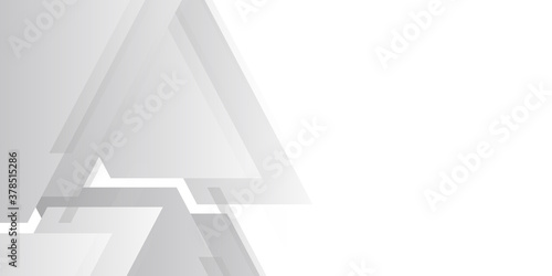 Abstract white square shape with futuristic concept background 