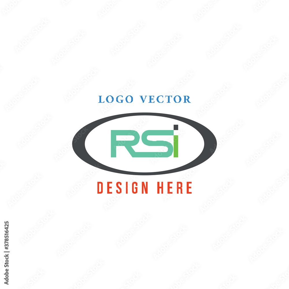 logo letter RSI. simple, elegant, easy to understand and authoritative logo letter RSI. simple, elegant, easy to understand and authoritative