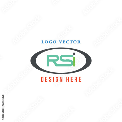 logo letter RSI. simple, elegant, easy to understand and authoritative