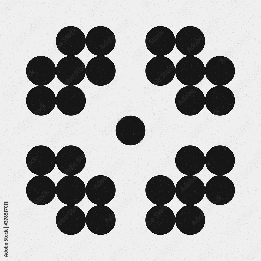 Abstract Cross Pattern Dots Logo generative computational art illustration Abstract Cross Pattern Dots Logo generative computational art illustration