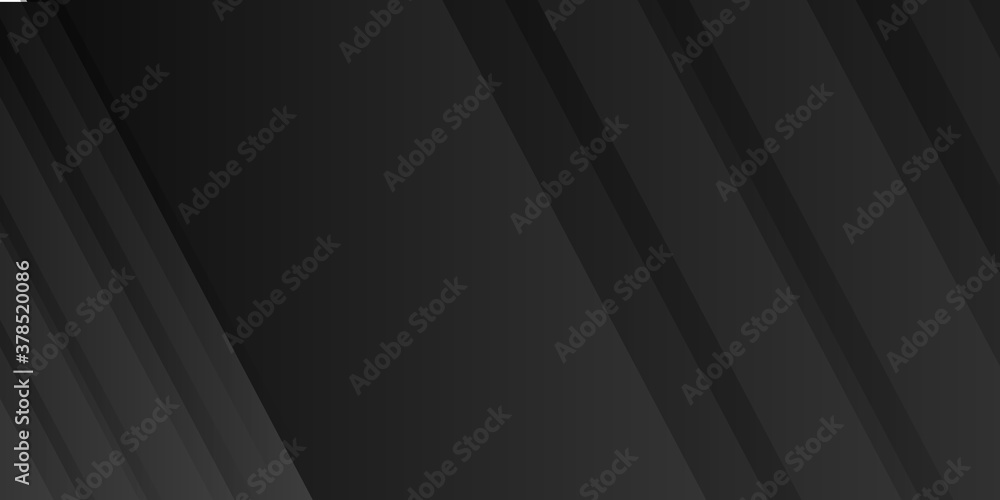 Dark black neutral abstract background for presentation design with diagonal shiny lines