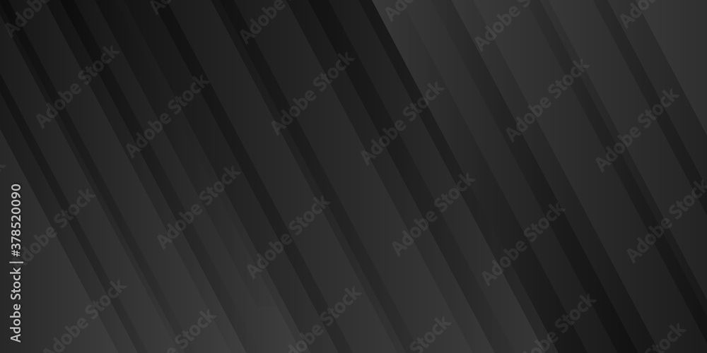 Obraz premium Dark black neutral abstract background for presentation design with diagonal shiny lines
