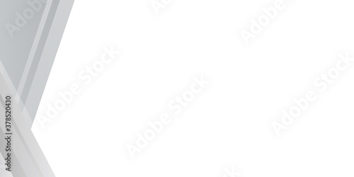 White Clear Blank Subtle Abstract Vector Geometrical Background. Monotone Light Empty Concave Surface. Minimalist Style Wallpaper. Futuristic 3D Illustration 