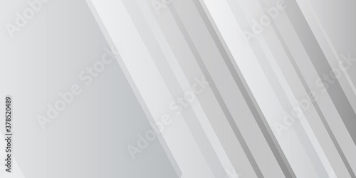 Modern white gray abstract web banner background creative design 