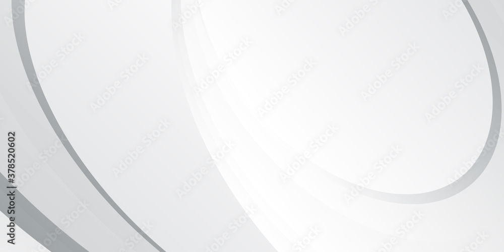 Obraz premium White abstract modern wave curve background design. Use for poster, template on web, backdrop. 