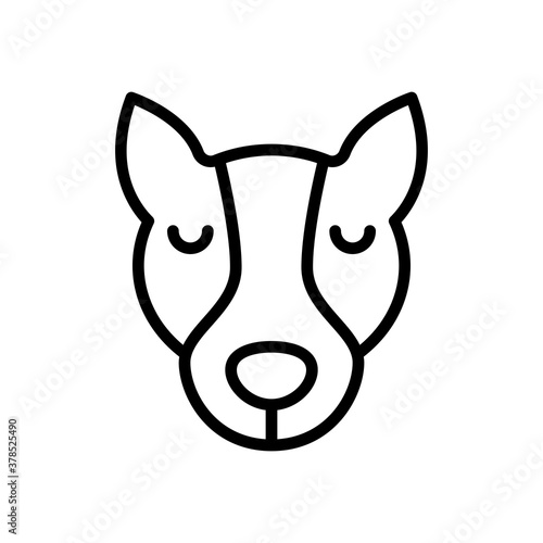 pet, dog icon vector illustration