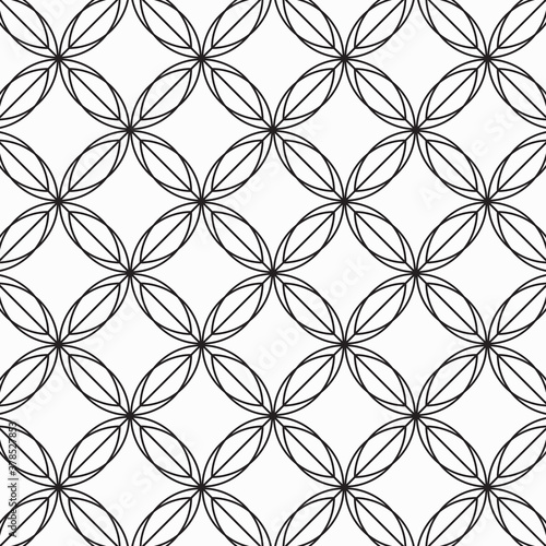 Geometry of circle on background. vector pattern. pattern is on swatch panel.