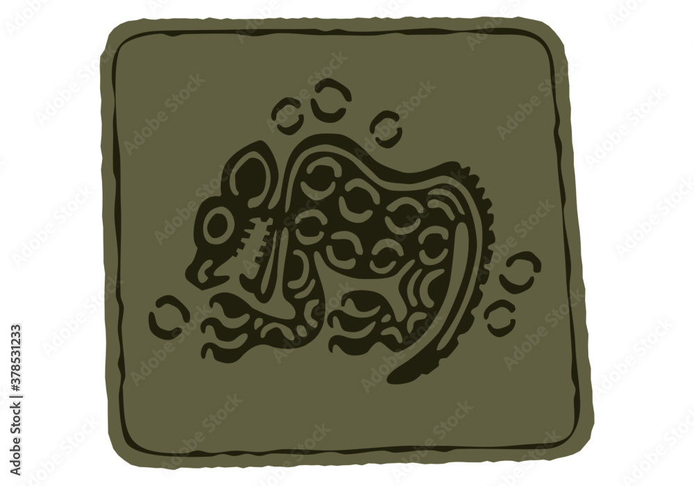 Indian art. Totem symbols. Vector template for logo and illustrations. Indian art. Totem symbols. Vector template for logo and illustrations.