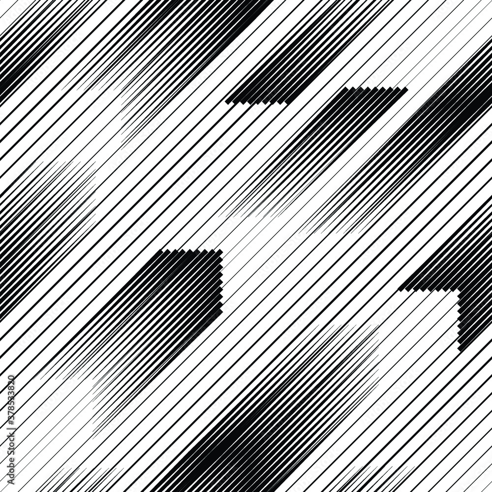 Seamless pattern with speed lines.Triangles
unusual poster Design .repeating , diagonal, slanting, oblique Black Vector stripes .Geometric shape. Endless texture Seamless pattern with speed lines.Triangles
unusual poster Design .repeating , diagonal, slanting, oblique Black Vector stripes .Geometric shape. Endless texture