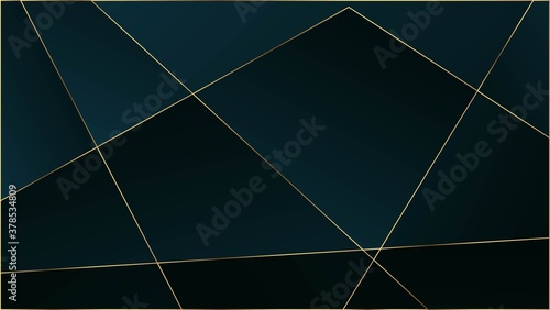 Blue Luxury Triangular Texture. Elegant Dark Platinum Chic Shapes 