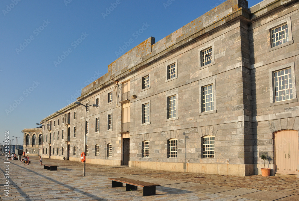 Restored Buildings in Royal William Dockyard, Plymouth